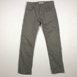 Mavi Jeans Pants Men's 29x30‎ Green Khaki Zach Straight Leg Stretch Zip 4537